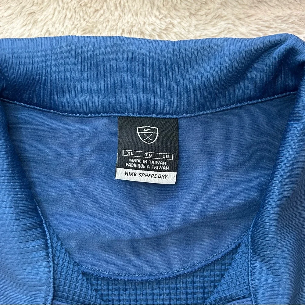Nike Sphere‎ Dry Blue Polo Shirt Size XL